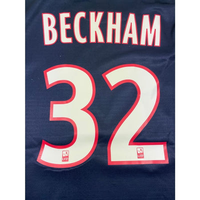 Maillot football vintage Paris Saint Germain #32 Beckham domicile saison 2013-2014 - Nike - Paris Saint-Germain