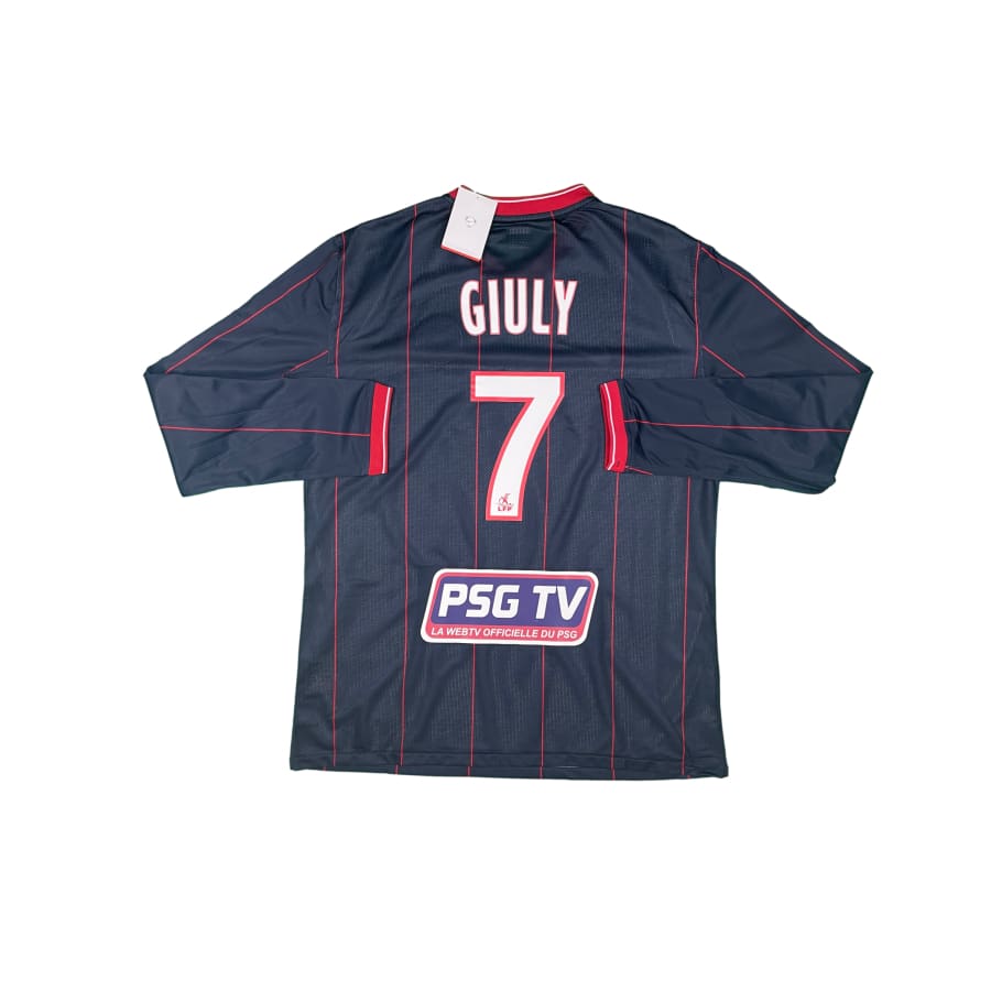 Maillot football vintage Paris-Saint-Germain #7 Giuly domicile saison - Nike - Paris Saint-Germain