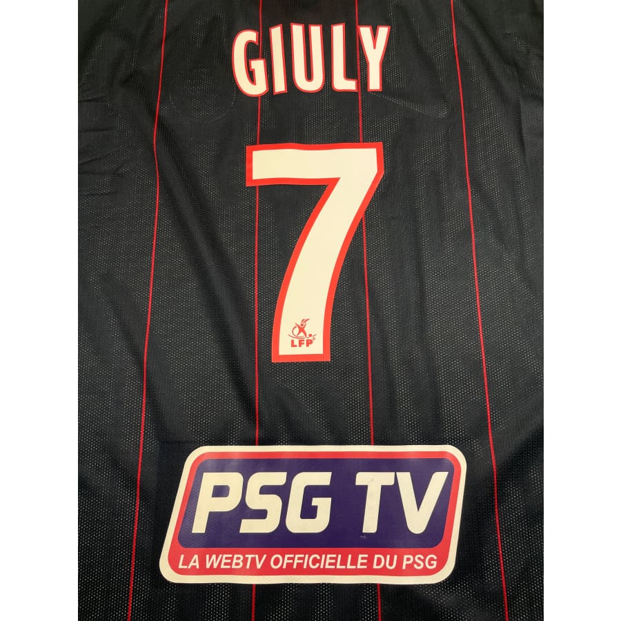 Maillot football vintage Paris-Saint-Germain #7 Giuly domicile saison - Nike - Paris Saint-Germain