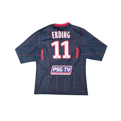 Maillot football vintage Paris Saint-Germain domicile #11 Erding saison 2009-2010 - Nike - Paris Saint-Germain