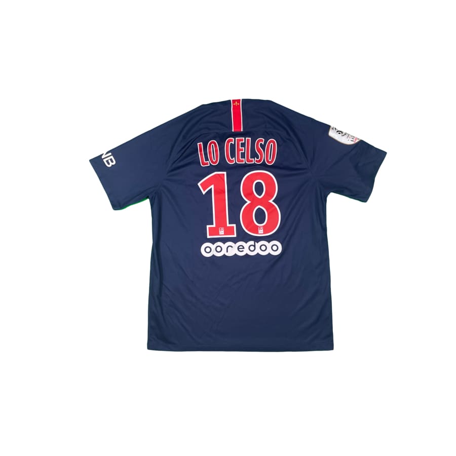 Maillot football vintage Paris Saint Germain domicile #18 Lo Celso saison 2018-2019 - Nike - Paris Saint-Germain