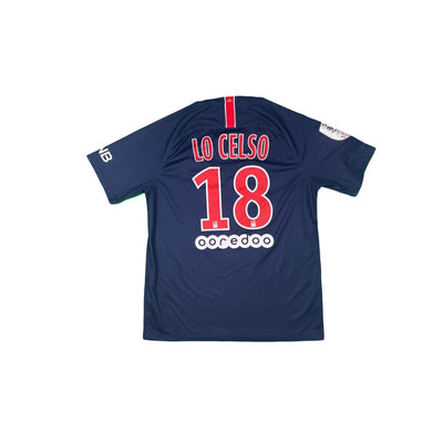 Maillot football vintage Paris Saint Germain domicile #18 Lo Celso saison 2018-2019 - Nike - Paris Saint-Germain