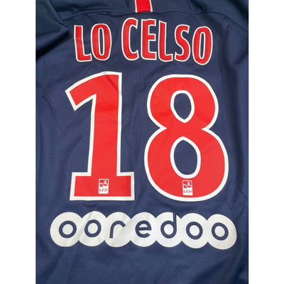 Maillot football vintage Paris Saint Germain domicile #18 Lo Celso saison 2018-2019 - Nike - Paris Saint-Germain