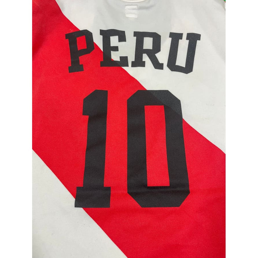 Maillot football vintage Pérou domicile #10 Peru saison 1978-1979 - Adidas - Pérou
