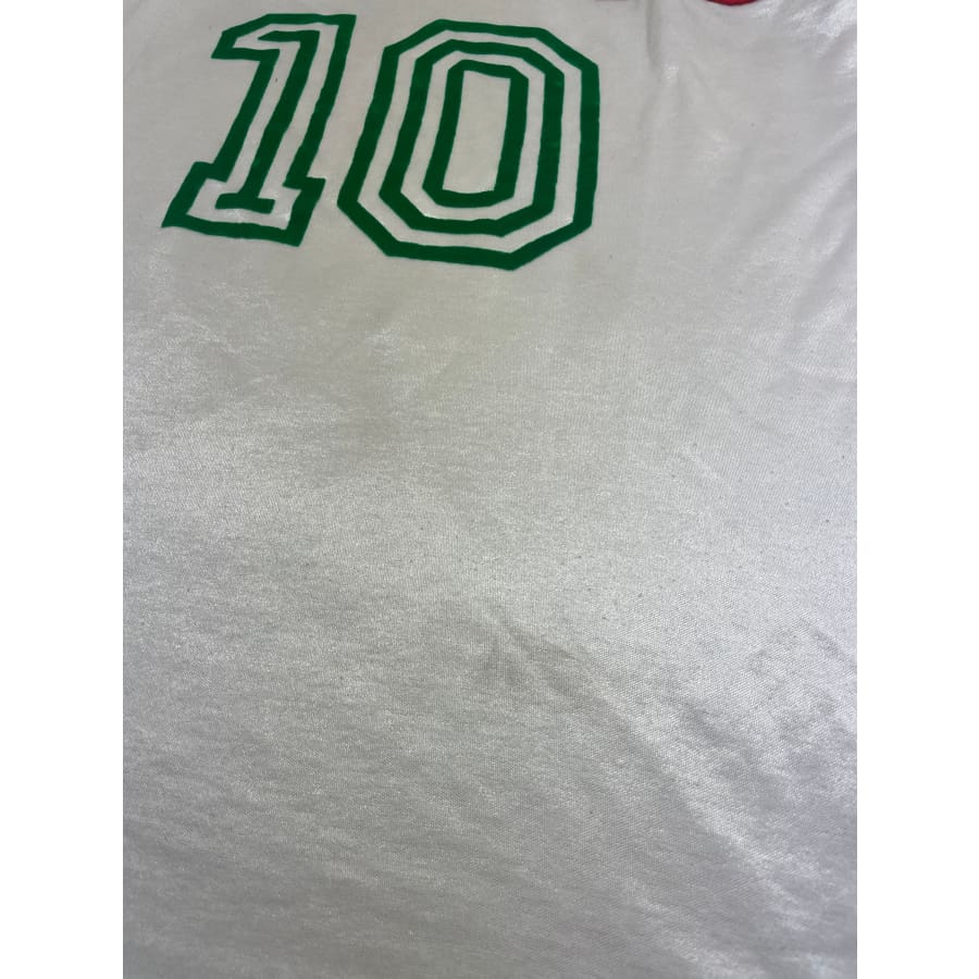 Maillot football vintage porté Red Star extérieur #10 saison 1986-1987 - Adidas - Red star