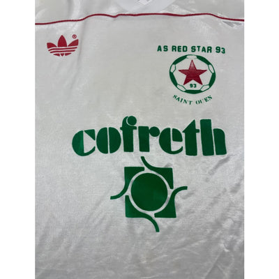 Maillot football vintage porté Red Star extérieur #10 saison 1986-1987 - Adidas - Red star