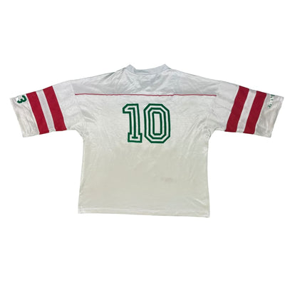 Maillot football vintage porté Red Star extérieur #10 saison 1986-1987 - Adidas - Red star
