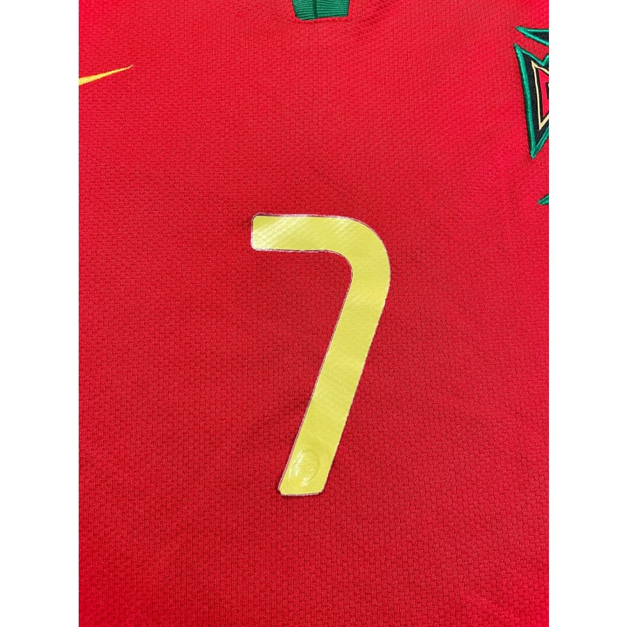 Maillot football vintage Portugal domicile #7 Ronaldo saison 2008-2009 - Nike - Portugal
