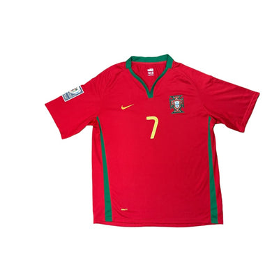 Maillot football vintage Portugal domicile #7 Ronaldo saison 2008-2009 - Nike - Portugal