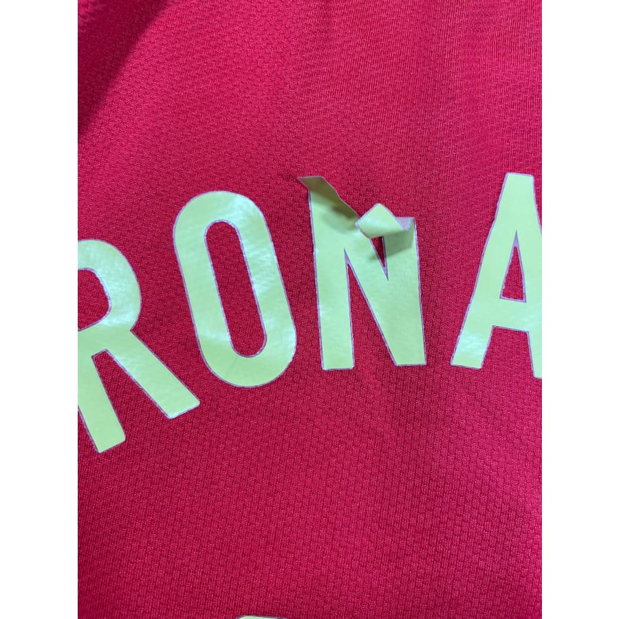 Maillot football vintage Portugal domicile #7 Ronaldo saison 2008-2009 - Nike - Portugal
