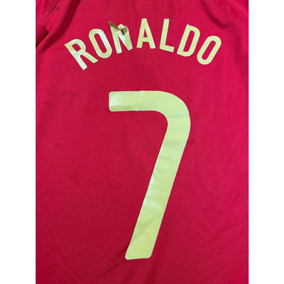 Maillot football vintage Portugal domicile #7 Ronaldo saison 2008-2009 - Nike - Portugal