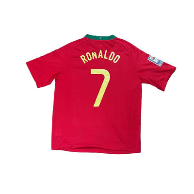 Maillot football vintage Portugal domicile #7 Ronaldo saison 2008-2009 - Nike - Portugal