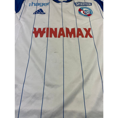 Maillot football vintage RC Strasbourg Alsace #17 Bellegarde extérieur 2022-2023 - Adidas - RC Strasbourg Alsace