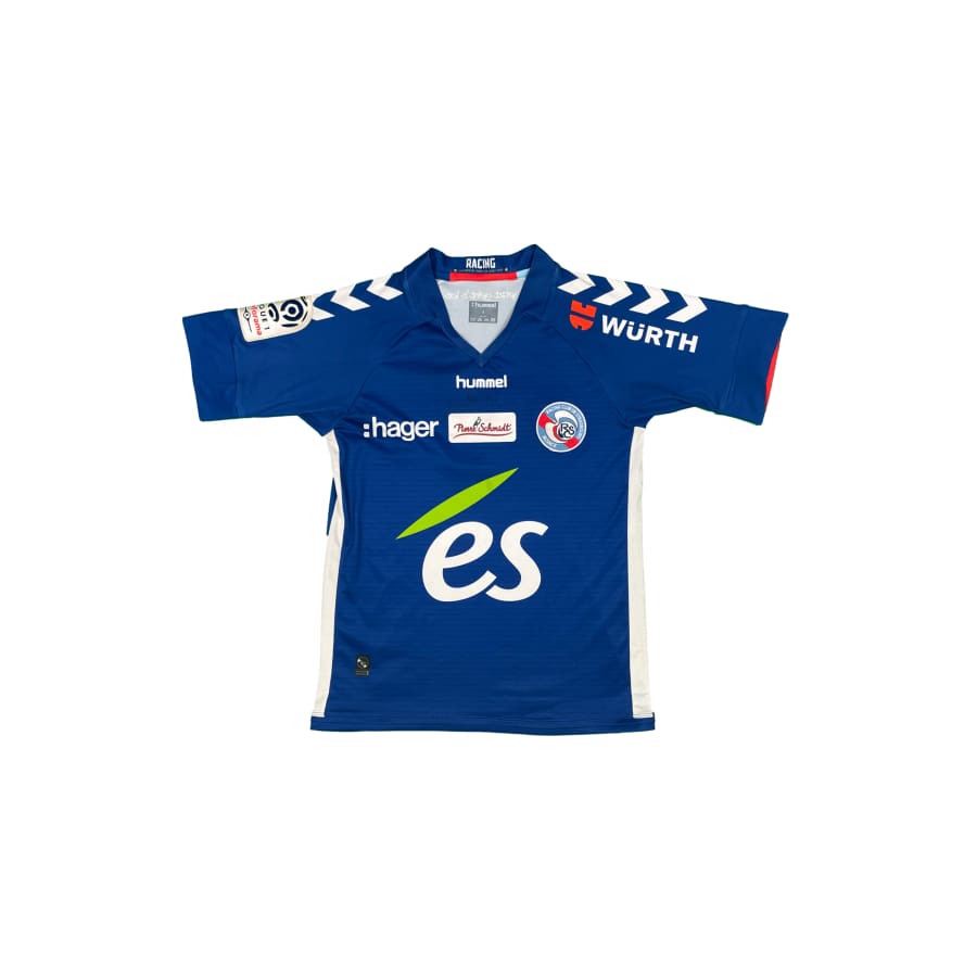 Maillot football vintage RC Strasbourg Alsace #7 Sacko domicile saison - Hummel - RC Strasbourg Alsace