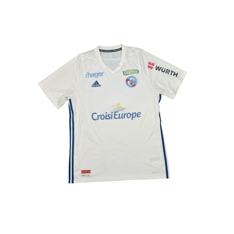 Maillot football vintage RC Strasbourg Alsace extérieur saison - Adidas - RC Strasbourg Alsace