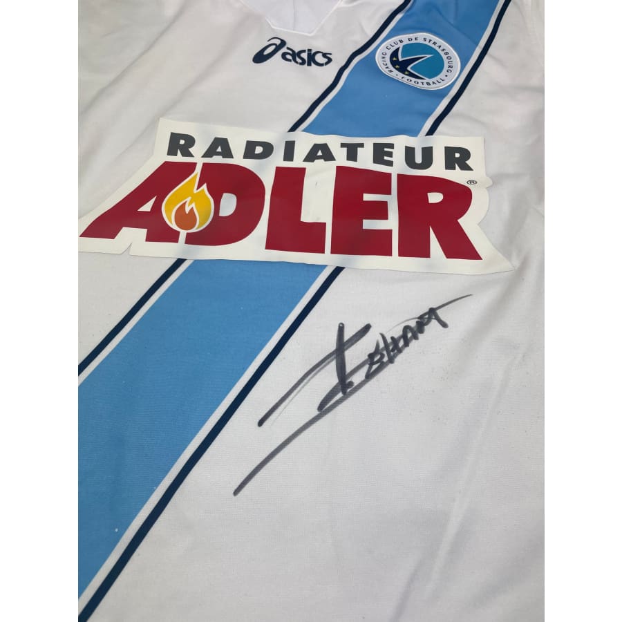 Maillot football vintage RC Strasbourg Alsace extérieur saison - Asics - RC Strasbourg Alsace