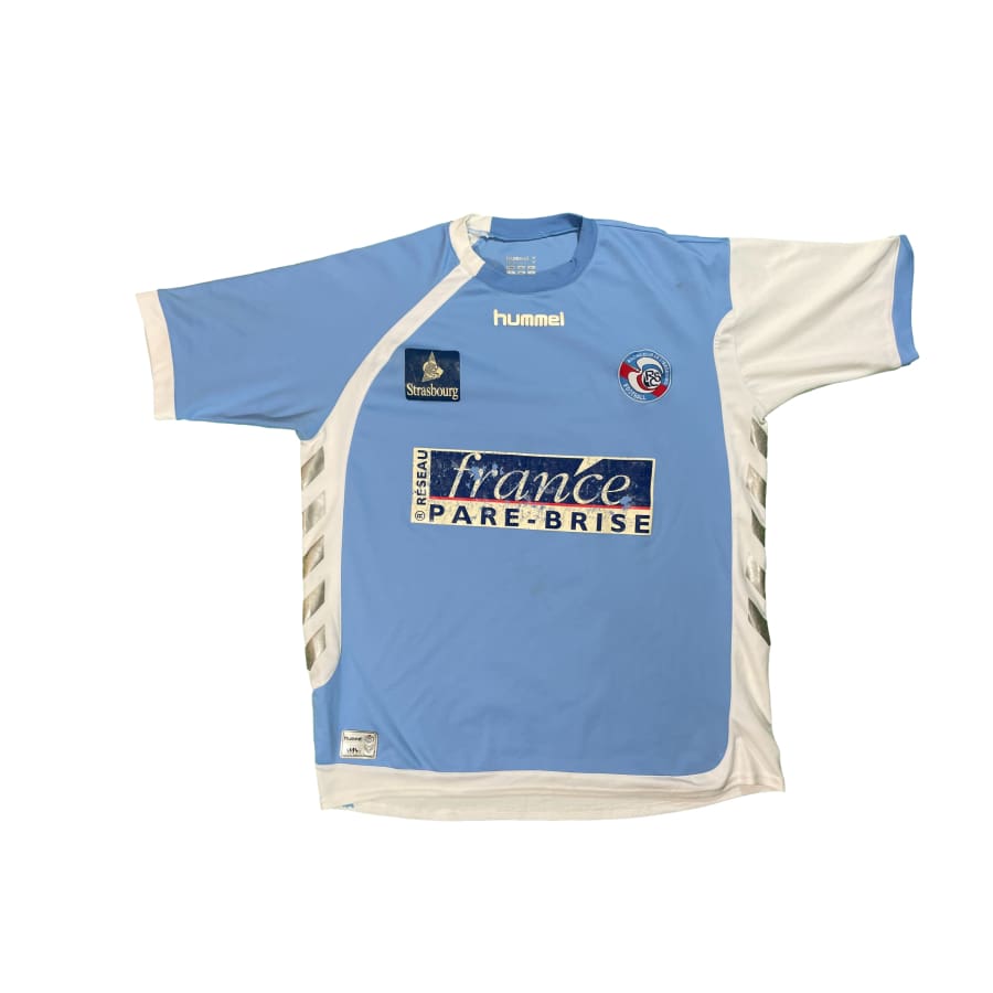 Maillot football vintage RC Strasbourg extérieur saison 2008-2009 - Hummel - RC Strasbourg Alsace