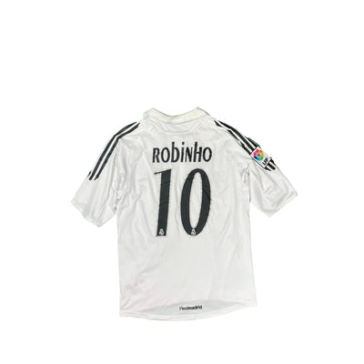 Maillot football vintage Real Madrid #10 Robinho domicile saison 2005-2006 - Adidas