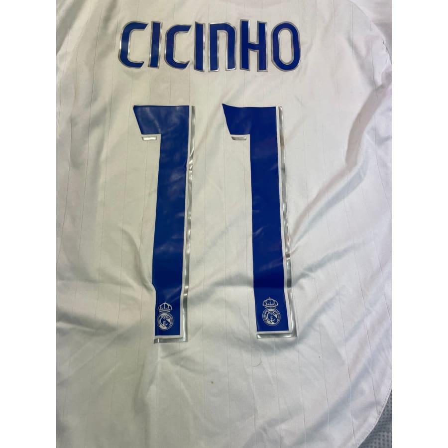 Maillot football vintage Real Madrid #11 Cicinho saison 2006-2007 - Adidas - Real Madrid
