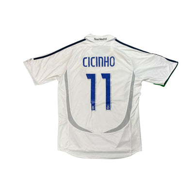 Maillot football vintage Real Madrid #11 Cicinho saison 2006-2007 - Adidas - Real Madrid