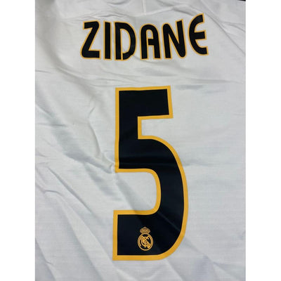 Maillot football vintage Real Madrid #5 Zidane domicile saison 2003-2004 - Adidas - Real Madrid