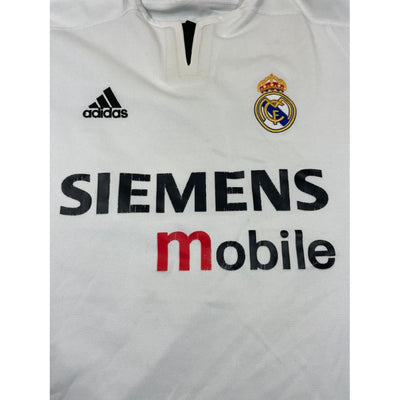 Maillot football vintage Real Madrid #5 Zidane domicile saison 2003-2004 - Adidas - Real Madrid