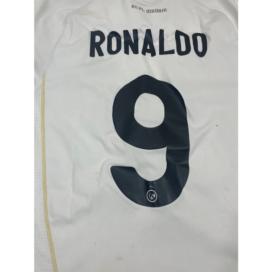 Maillot football vintage Real Madrid #9 Ronaldo domicile saison - Adidas - Real Madrid
