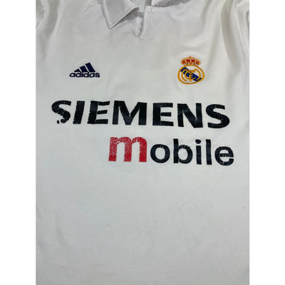 Maillot football vintage Real Madrid domicile #5 Zidane saison 2002-2003 - Adidas - Real Madrid