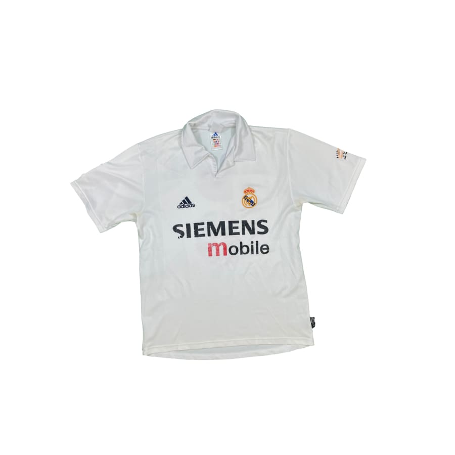 Maillot football vintage Real Madrid domicile #5 Zidane saison 2002-2003 - Adidas - Real Madrid