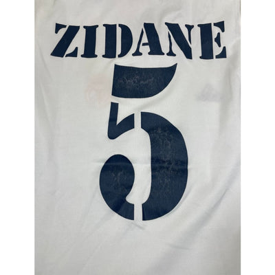 Maillot football vintage Real Madrid domicile #5 Zidane saison 2002-2003 - Adidas - Real Madrid