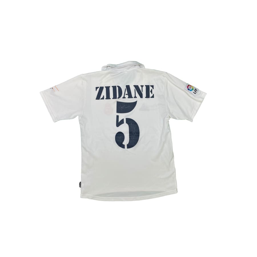 Maillot football vintage Real Madrid domicile #5 Zidane saison 2002-2003 - Adidas - Real Madrid