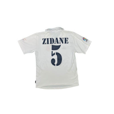 Maillot football vintage Real Madrid domicile #5 Zidane saison 2002-2003 - Adidas - Real Madrid