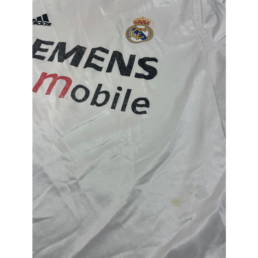 Maillot football vintage Real Madrid domicile #5 Zidane saison 2003-2004 - Adidas - Real Madrid