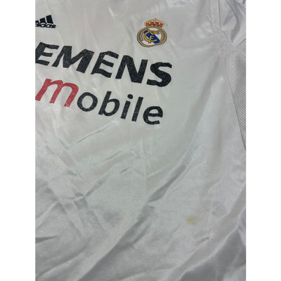 Maillot football vintage Real Madrid domicile #5 Zidane saison 2003-2004 - Adidas - Real Madrid