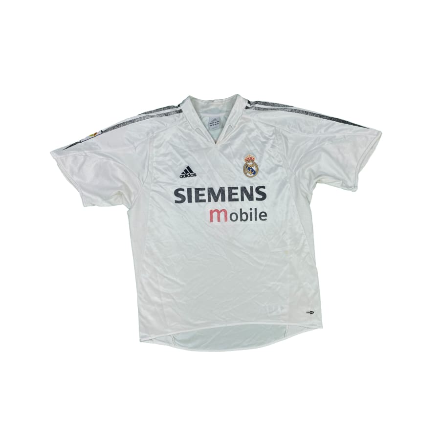 Maillot football vintage Real Madrid domicile #5 Zidane saison 2003-2004 - Adidas - Real Madrid