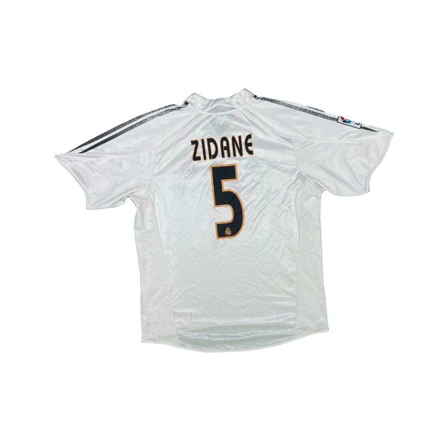 Maillot football vintage Real Madrid domicile #5 Zidane saison 2003-2004 - Adidas - Real Madrid