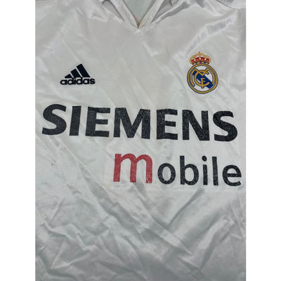 Maillot football vintage Real Madrid domicile #5 Zidane saison 2003-2004 - Adidas - Real Madrid