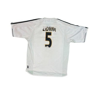 Maillot football vintage Real Madrid domicile #5 Zidane saison 2004 - 2005 - Adidas - Real Madrid