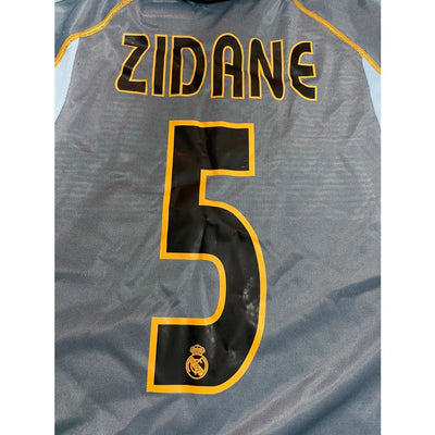 Maillot football vintage Real Madrid third #5 Zidane saison 2003-2004 - Adidas - Real Madrid