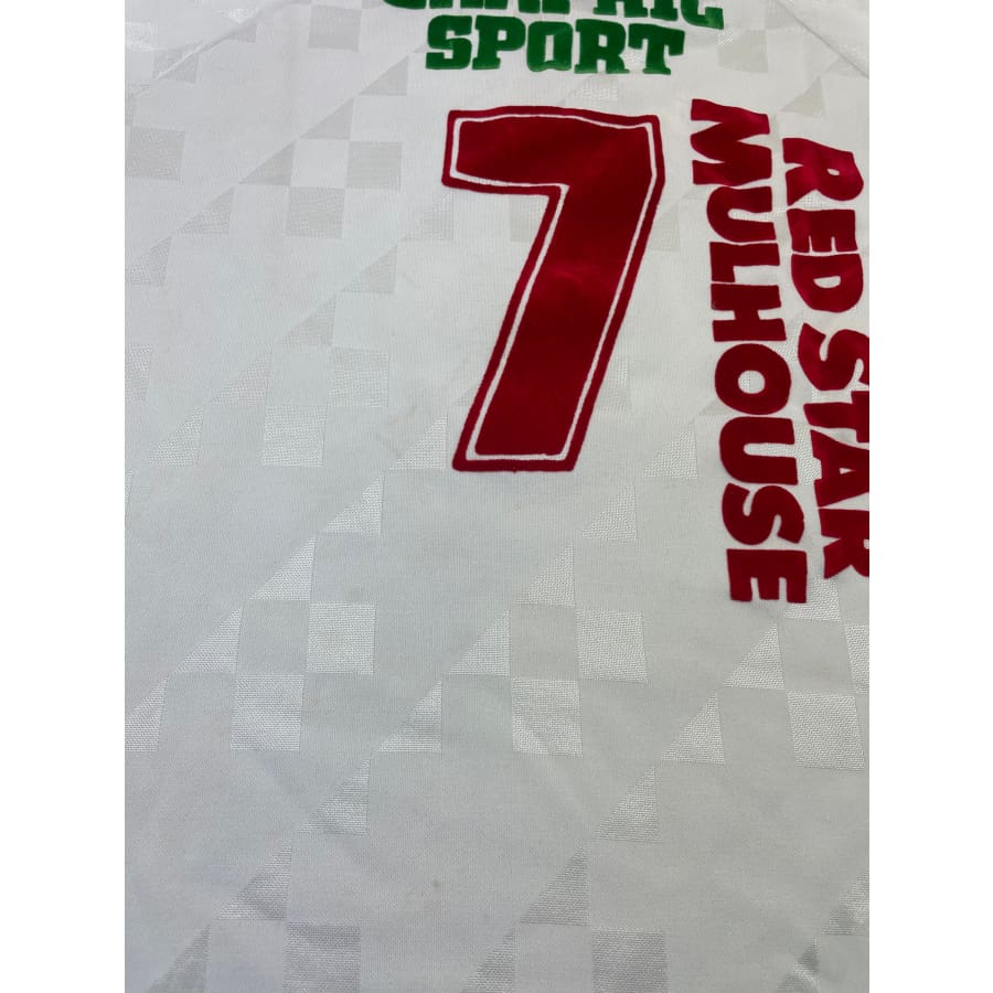 Maillot football vintage Red Star Mulhouse #7 - Graphic Sport - Mulhouse