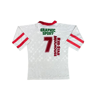 Maillot football vintage Red Star Mulhouse #7 - Graphic Sport - Mulhouse
