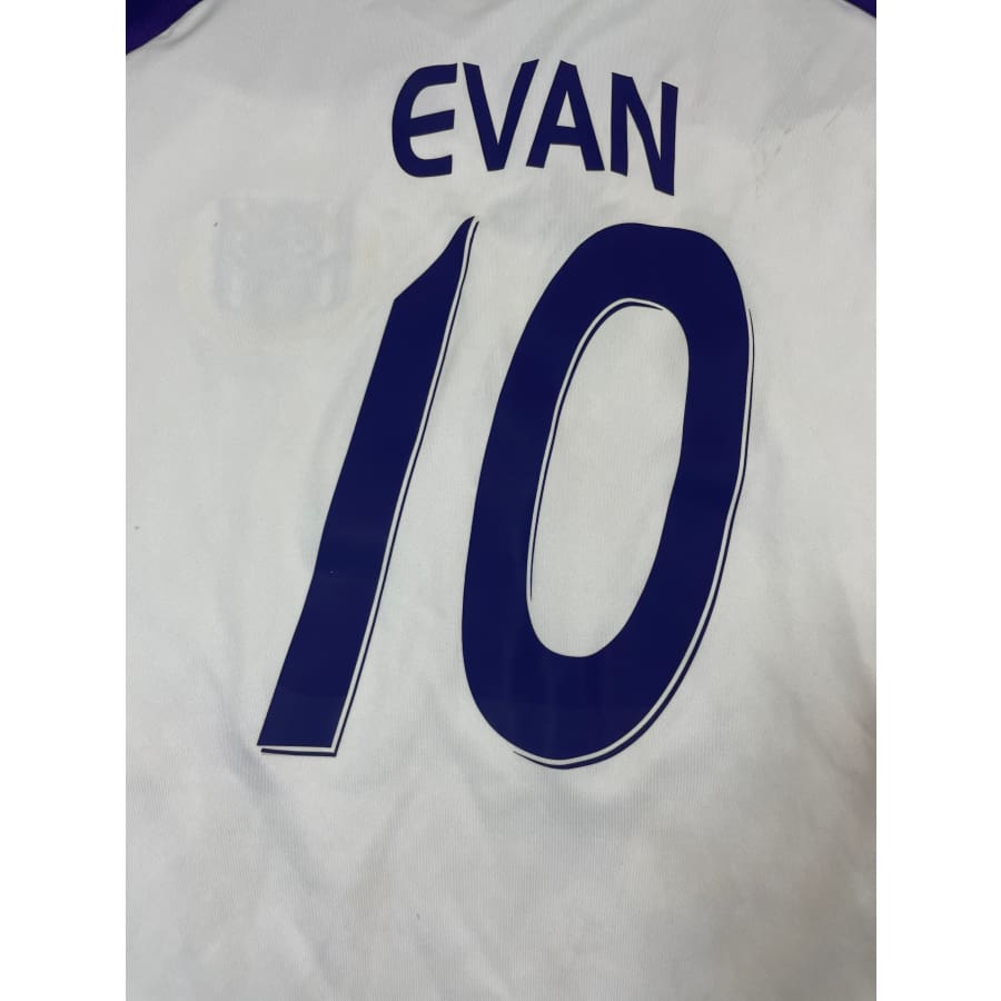 Maillot Vintage Anderlecht Domicile 2010-2011 – N°10 Evan – Adidas XS