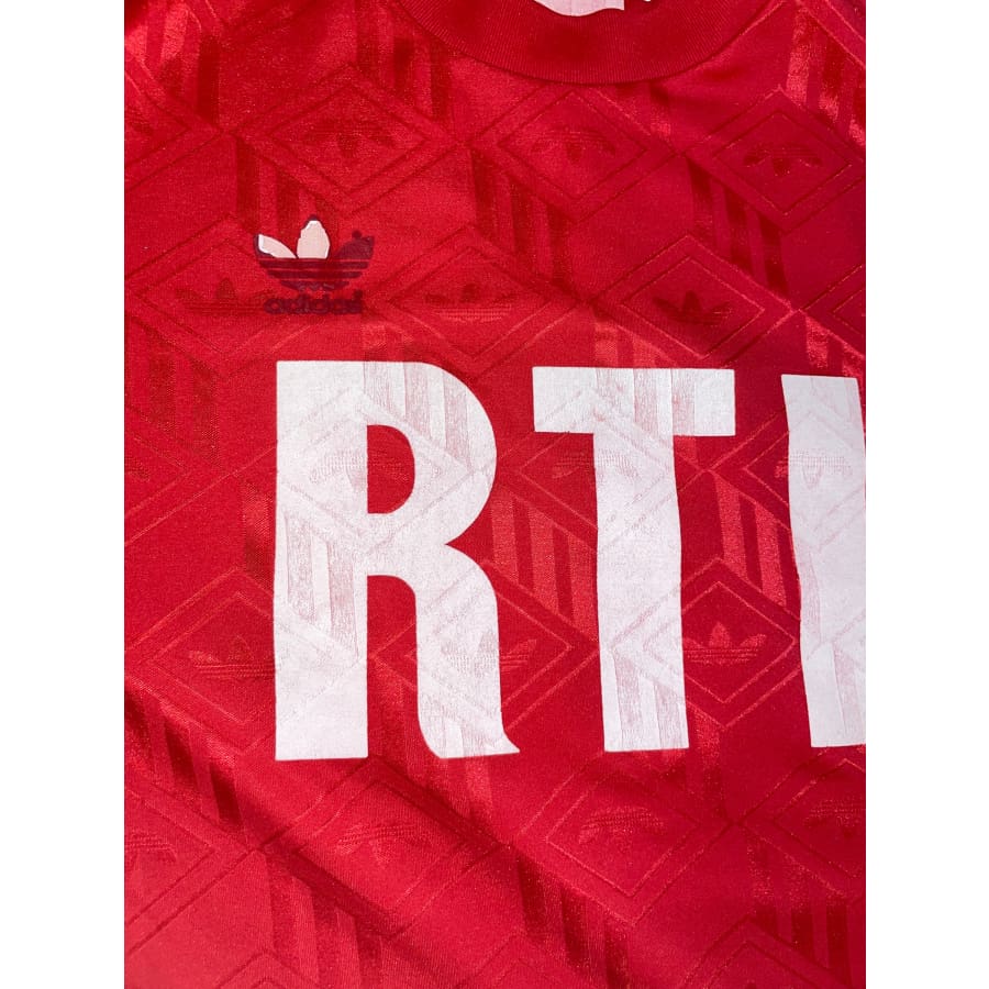Maillot COUPE DE FRANCE porté n ° 14 blanc RTL vintage ADIDAS trikot shirt FFF X Maillot COUPE DE FRANCE porté n ° 14 blanc RTL vintage ADIDAS trikot shirt FFF X