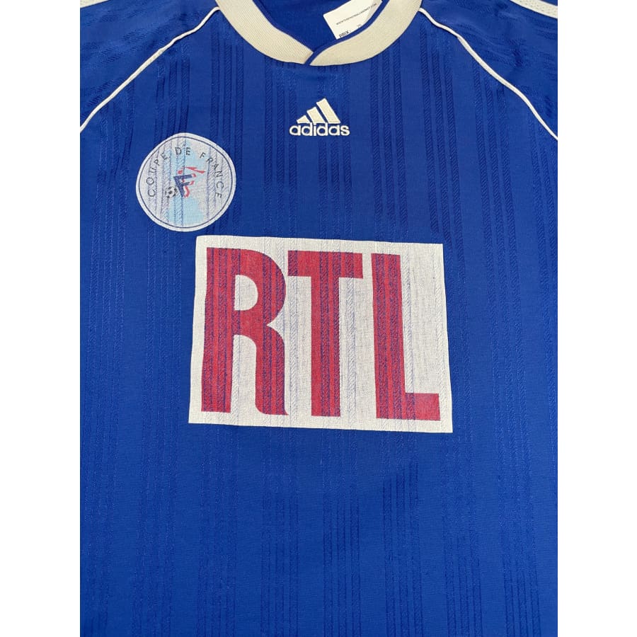 Maillot vintage coupe de France RTL #4 saison 1999-2000 - Adidas - Coupe de France