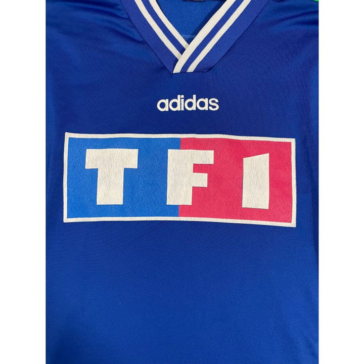 Maillot Vintage Coupe De France TF1 #10 – Adidas Années 1990 – Homme XL Manches Longues