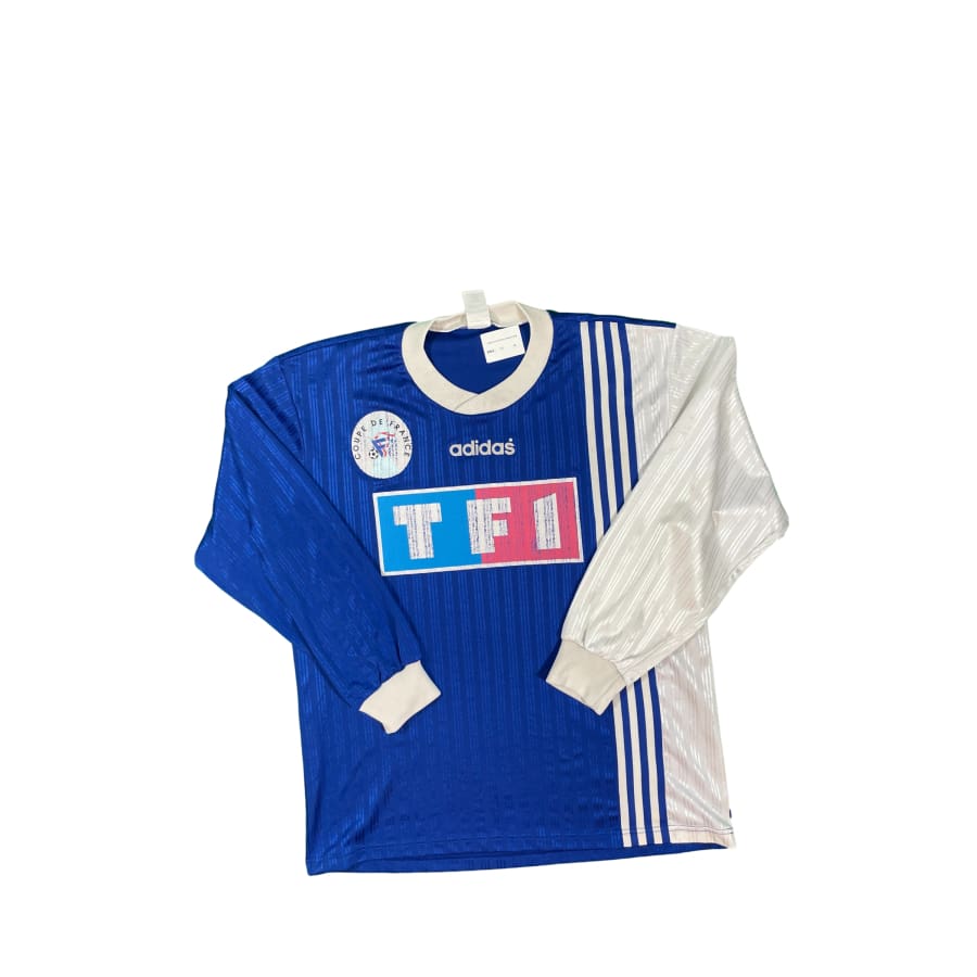 Maillot vintage coupe de France TF1 #4 saison 1996-1997 - Adidas - Coupe de France