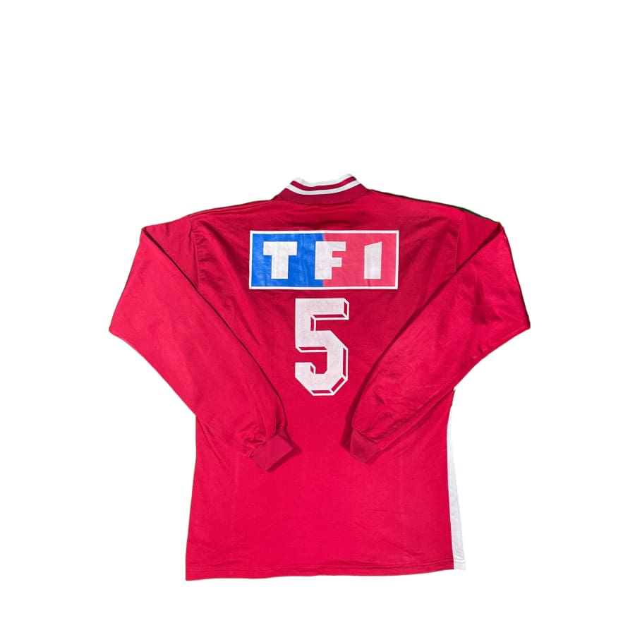 Maillot Vintage Coupe De France TF1 #5 – Adidas Taille L – Longues Manches