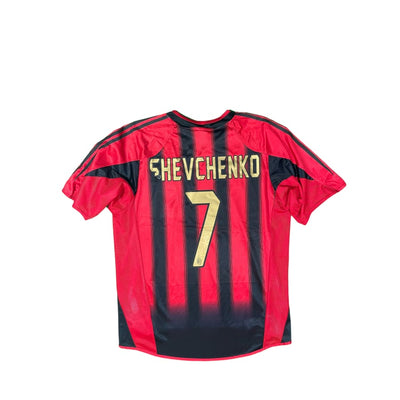 Maillot vintage domicile AC Milan #7 Shevchenko saison 2004-2005 - Adidas - Milan AC