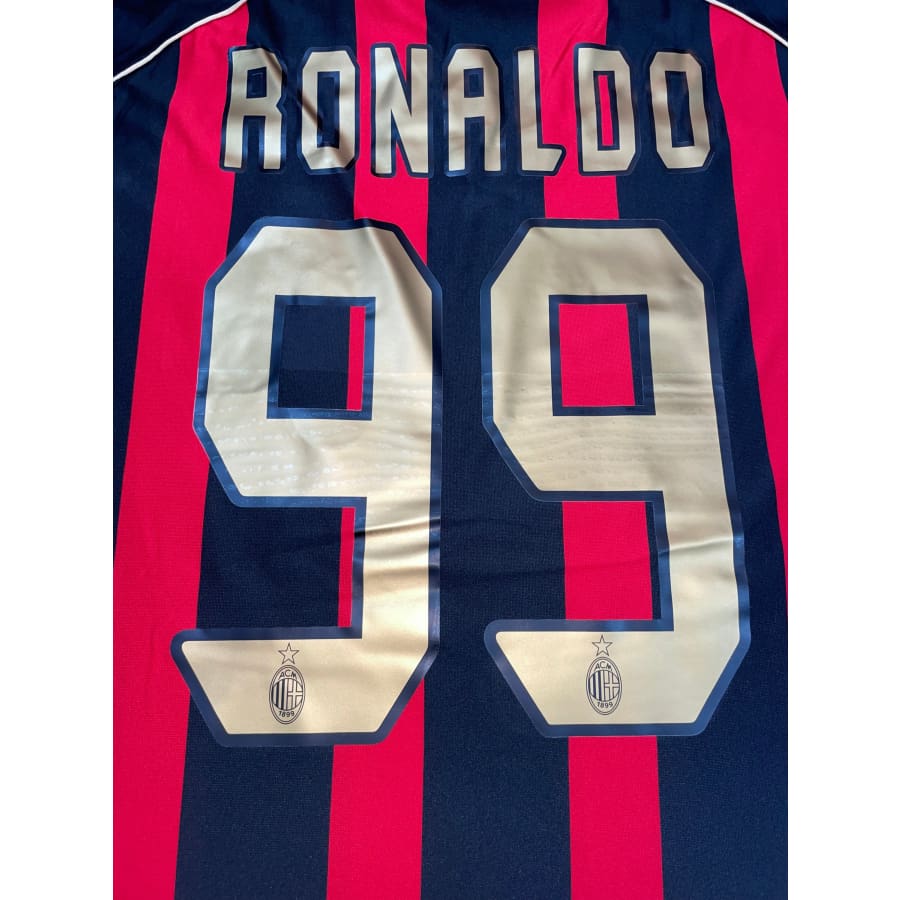 Maillot vintage domicile AC Milan #99 Ronaldo saison 2005-2006 - Adidas - Milan AC