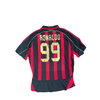Maillot vintage domicile AC Milan #99 Ronaldo saison 2005-2006 - Adidas - Milan AC